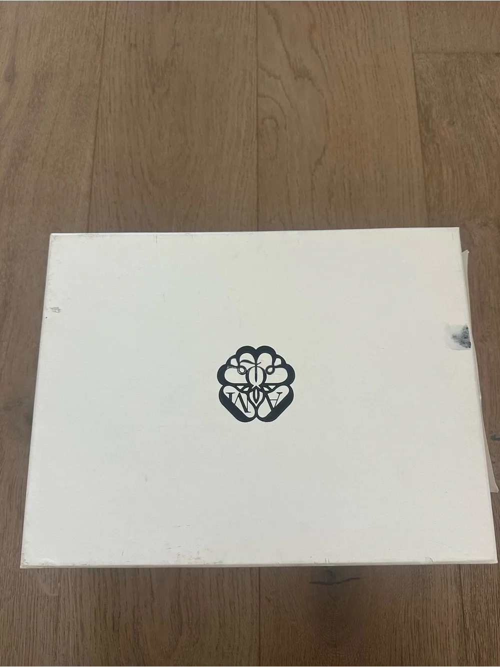 Alexander McQueen Empty Shoe Box with Original Tissue Paper Luxury Storage Displ